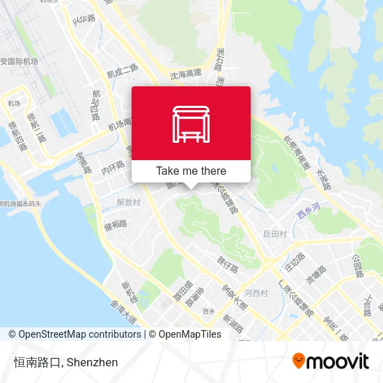 恒南路口 map