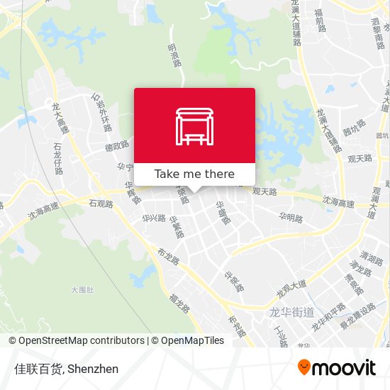 佳联百货 map