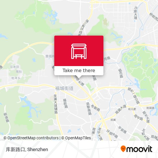 库新路口 map