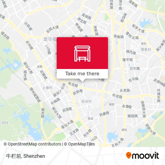 牛栏前 map