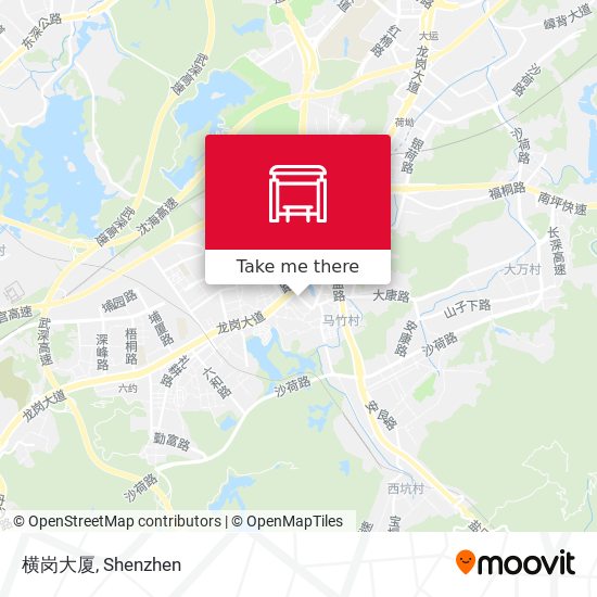 横岗大厦 map