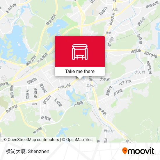 横岗大厦 map