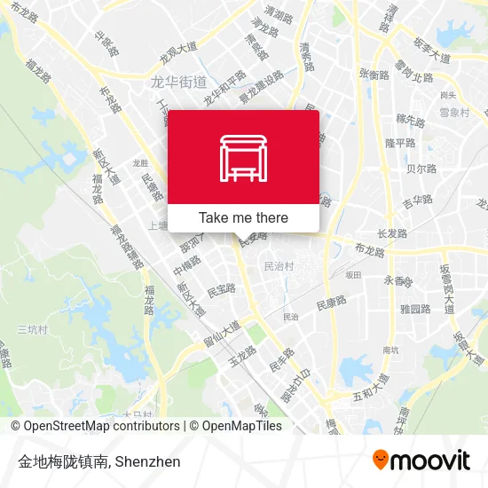 金地梅陇镇南 map