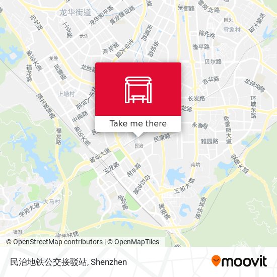 民治地铁公交接驳站 map