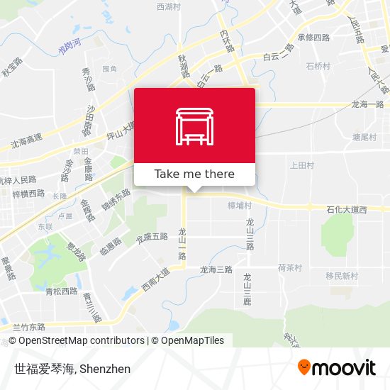世福爱琴海 map