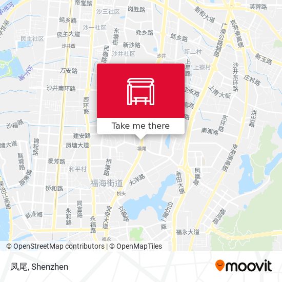 凤尾 map