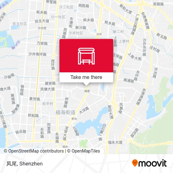 凤尾 map