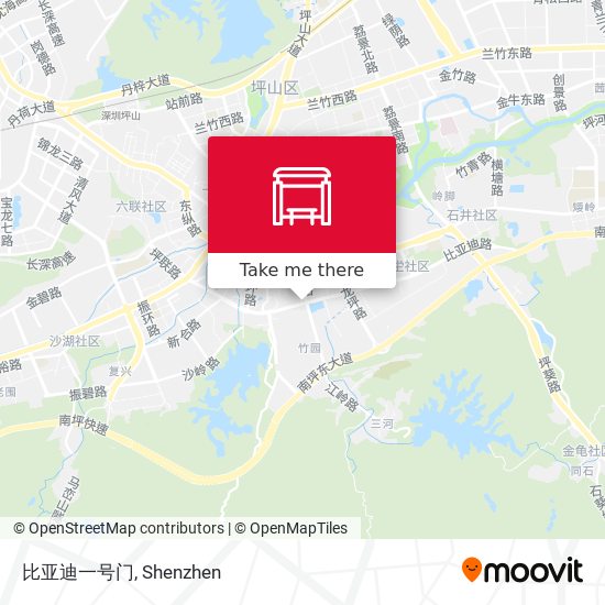 比亚迪一号门 map