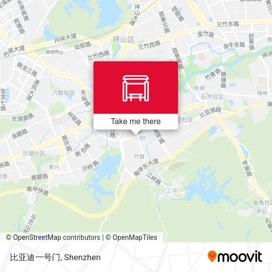 比亚迪一号门 map