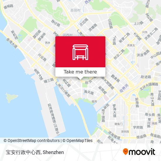 宝安行政中心西 map