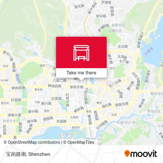 宝岗路南 map