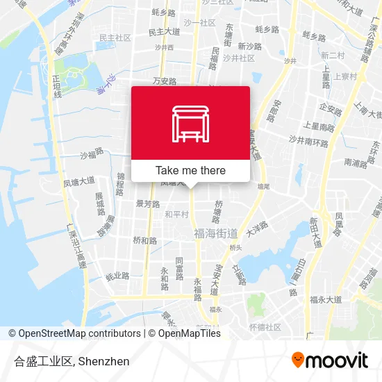 合盛工业区 map