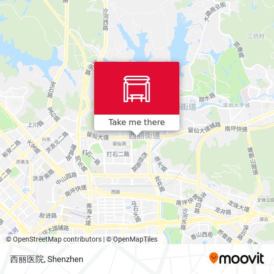 西丽医院 map