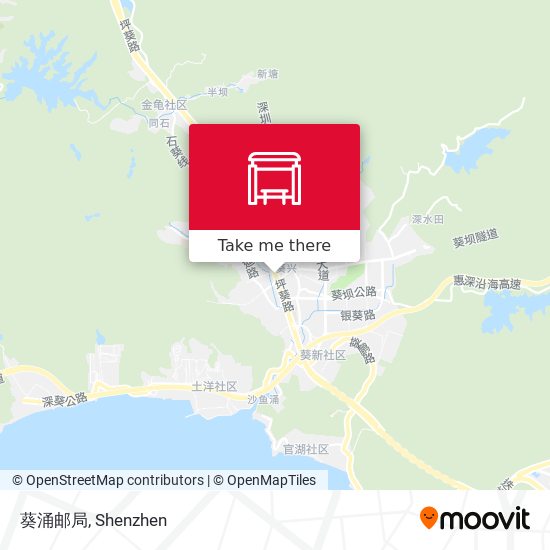 葵涌邮局 map