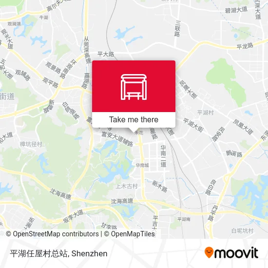 平湖任屋村总站 map