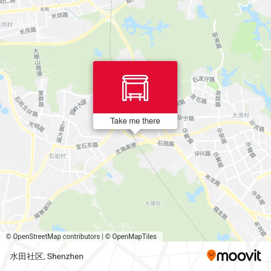 水田社区 map