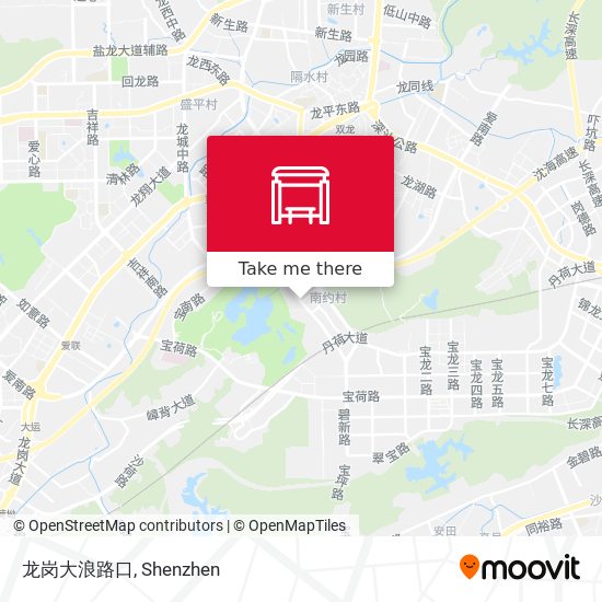 龙岗大浪路口 map