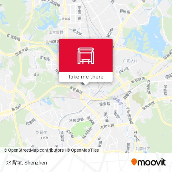 水背坑 map