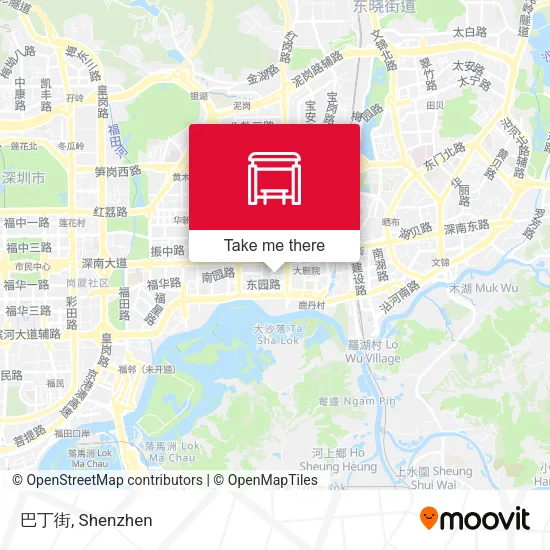巴丁街 map