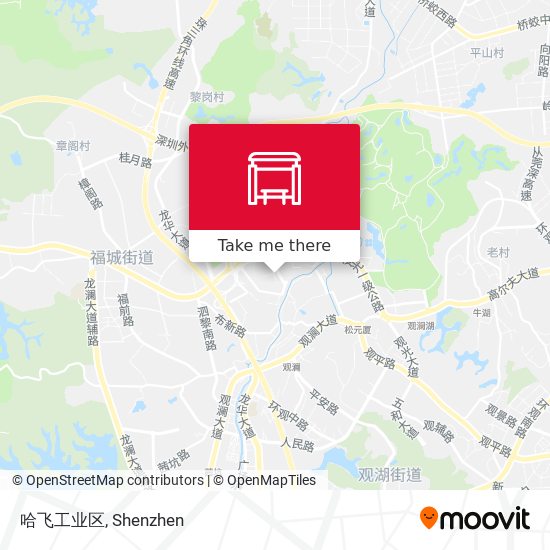 哈飞工业区 map