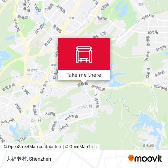 大福老村 map