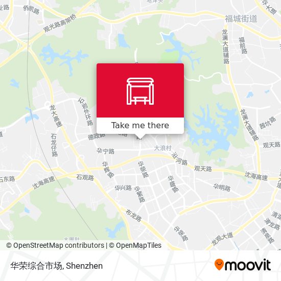 华荣综合市场 map