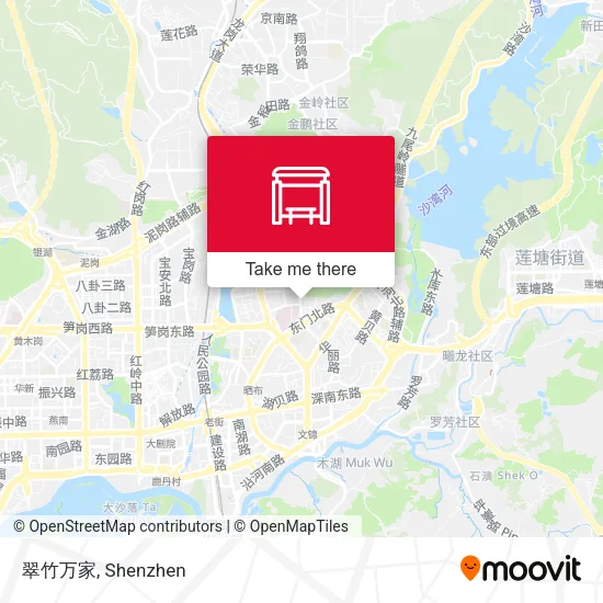 翠竹万家 map