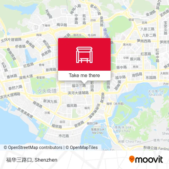 福华三路口 map