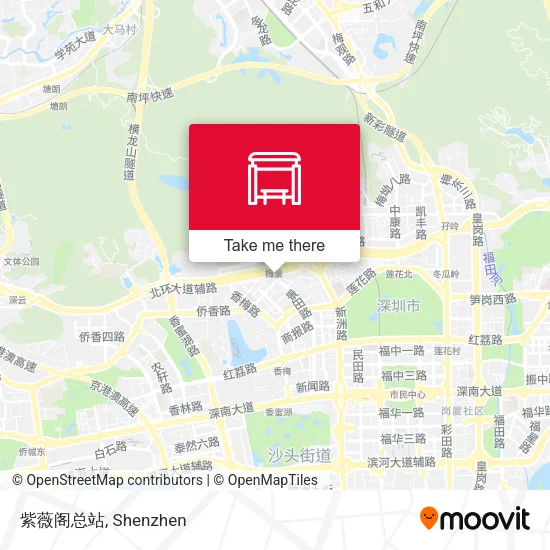 紫薇阁总站 map