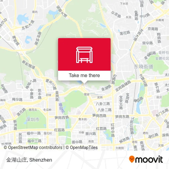 金湖山庄 map