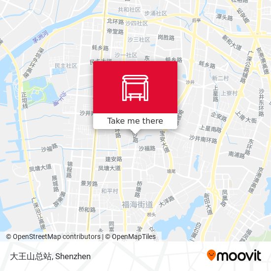 大王山总站 map