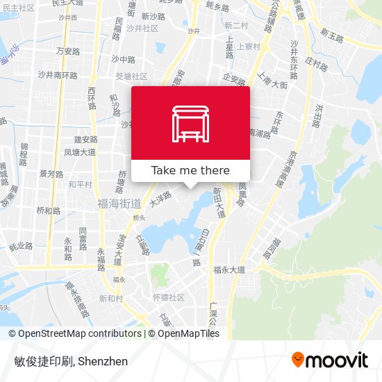 敏俊捷印刷 map