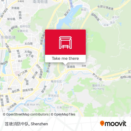 莲塘消防中队 map