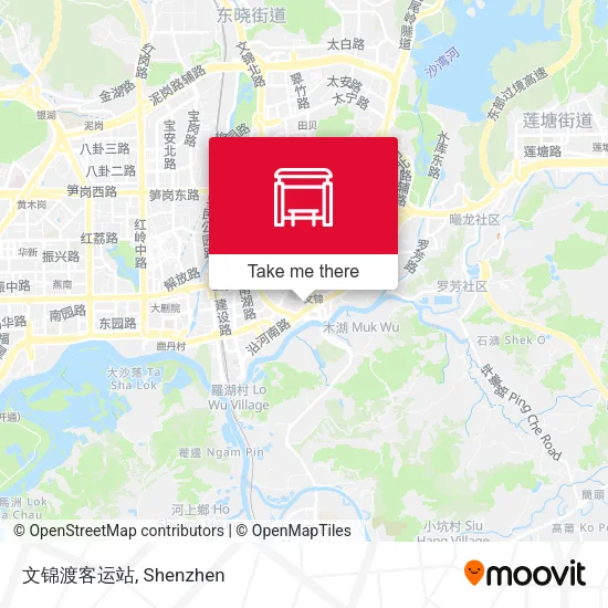 文锦渡客运站 map