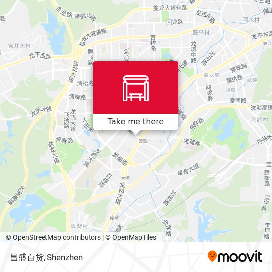 昌盛百货 map