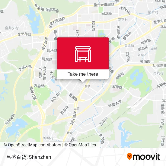 昌盛百货 map