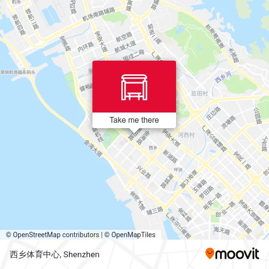 西乡体育中心 map