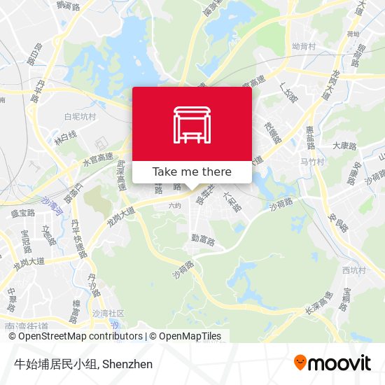 牛始埔居民小组 map