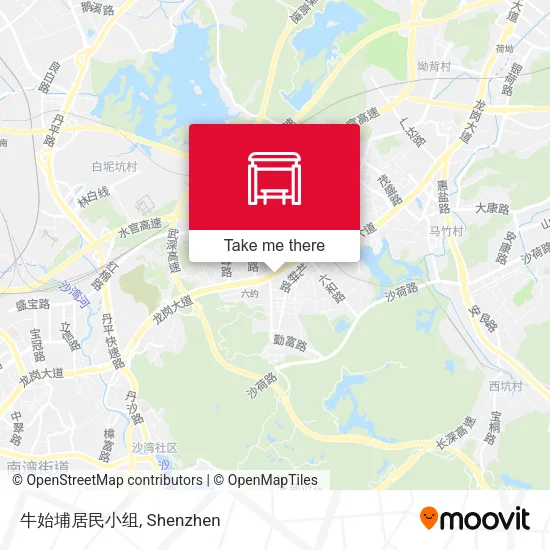 牛始埔居民小组 map