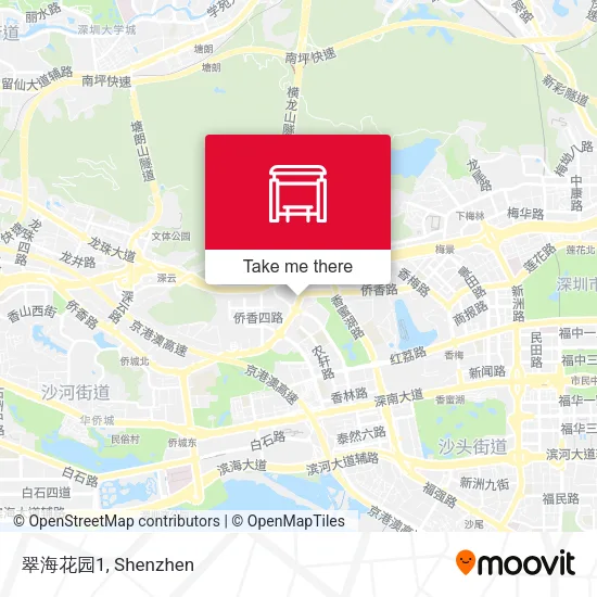 翠海花园1 map