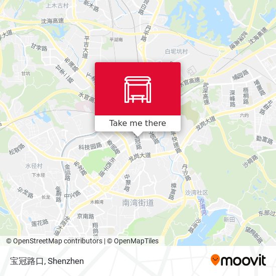 宝冠路口 map