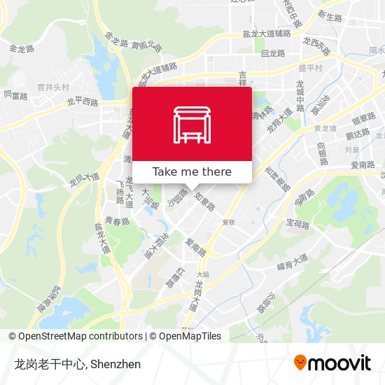 龙岗老干中心 map