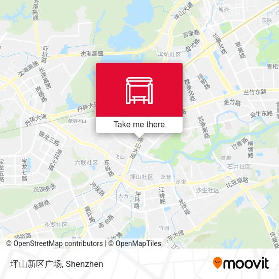 坪山新区广场 map