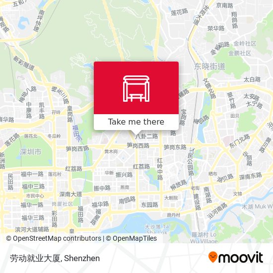 劳动就业大厦 map