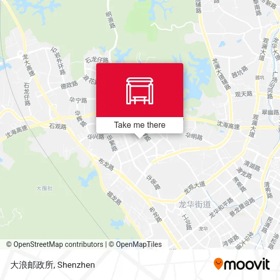 大浪邮政所 map
