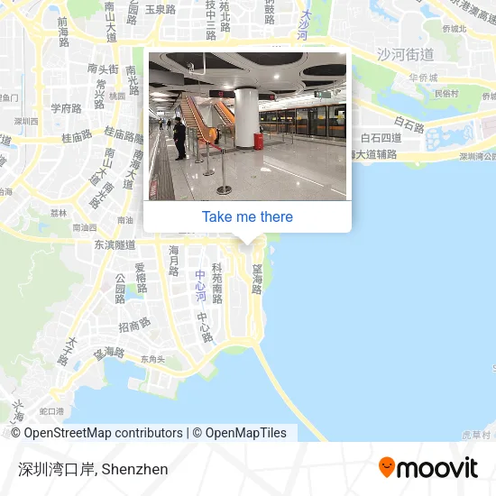 深圳湾口岸 map