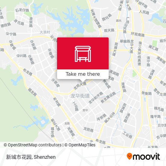 新城市花园 map