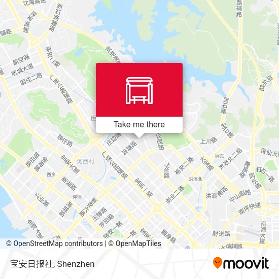 宝安日报社 map