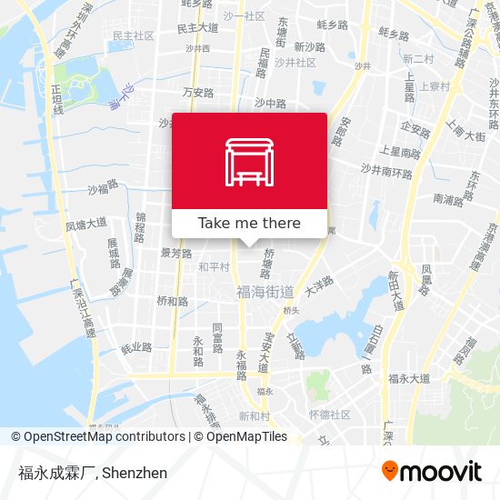 福永成霖厂 map