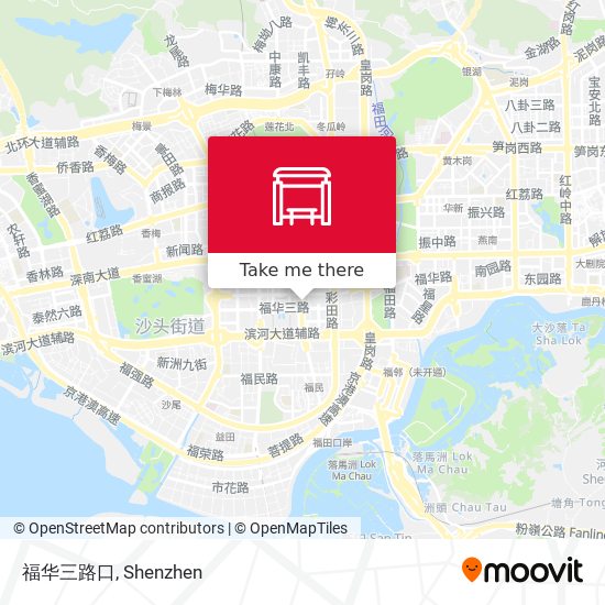 福华三路口 map